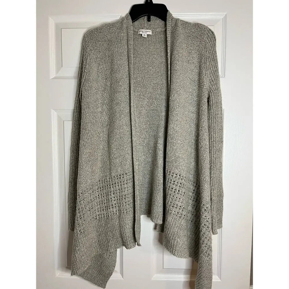 Liz Lange Maternity Sweater Womens XS Comfy Stretch Neutral Soft Cozy Fall Fuzzy - Picture 1 of 10